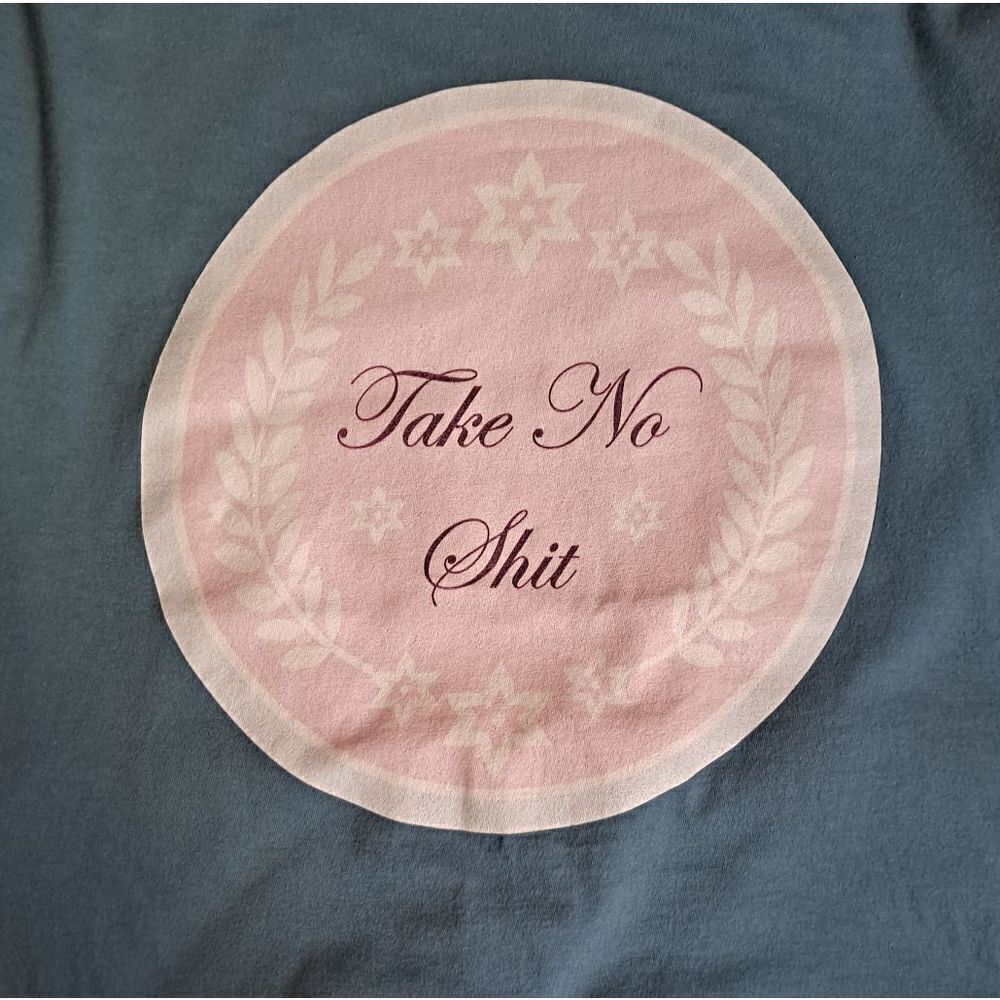 Teepublic Graphic Short Sleeve Tee Blue Pink White Medium — image 3 of 4